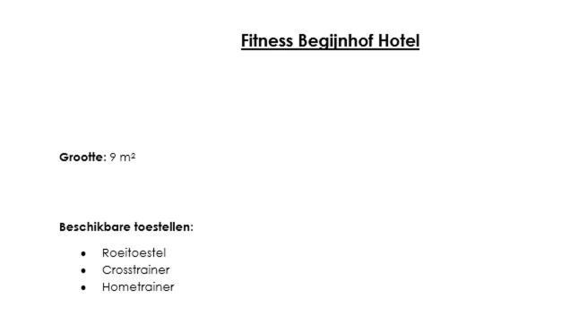 Begijnhof Hotel Leuven Dış mekan fotoğraf